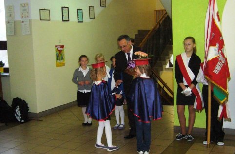 Pasowanie uczniów klasy I