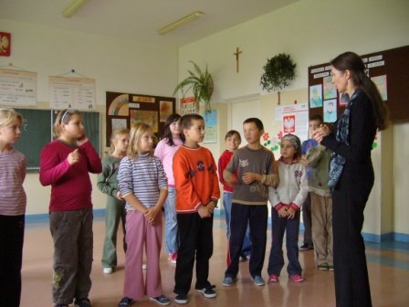 Aktorka Roma Drozdówna w naszej Szkole