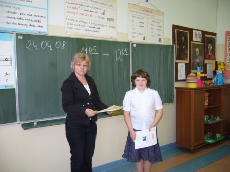 Konkurs matematyczny uczniów klas III