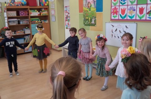 Pierwszy Dzień Wiosny w oddziałach przedszkolnych