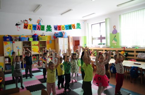 Pierwszy Dzień Wiosny w oddziałach przedszkolnych