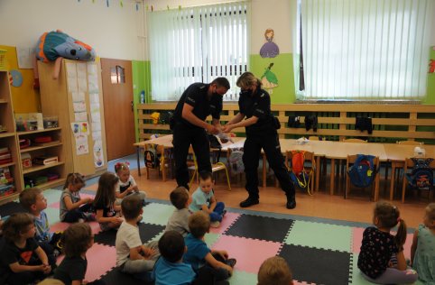 Policja w naszym przedszkolu