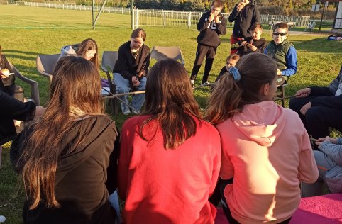 Ognisko z okazji Dnia Chłopaka 