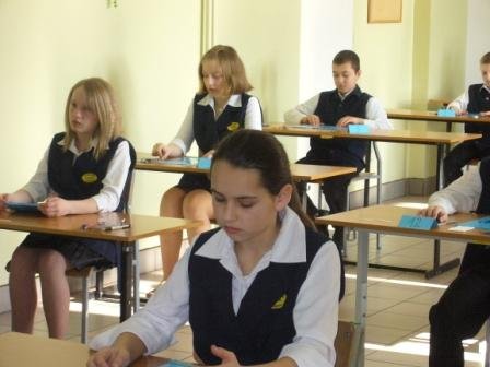 Sprawdzian w szóstej klasie