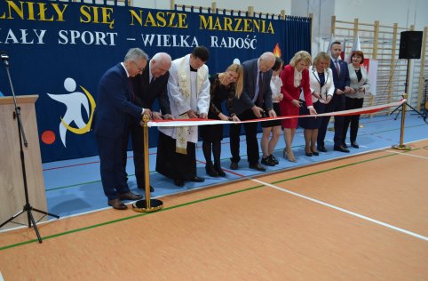 Otwarcie sali gimnastycznej