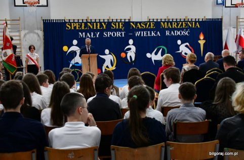 Otwarcie sali gimnastycznej