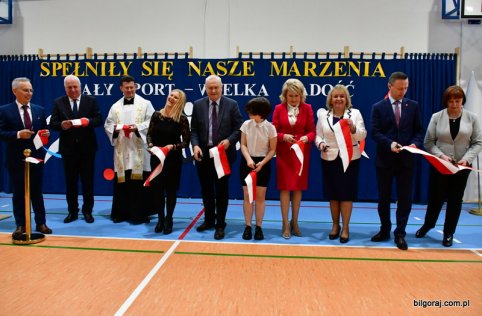 Otwarcie sali gimnastycznej