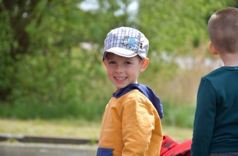 Spotkanie przedszkolaków ze strażakami