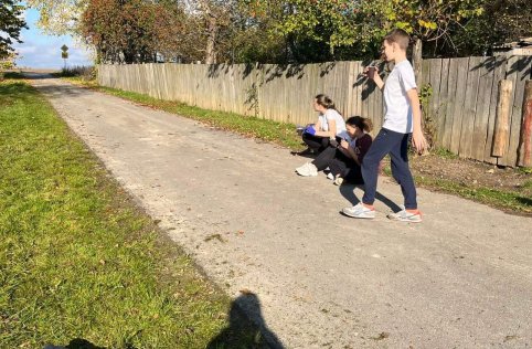 Sprzątanie cmentarza w Szarajówce - październik 2022