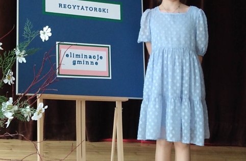 Sukcesy w Małym Konkursie Recytatorskim