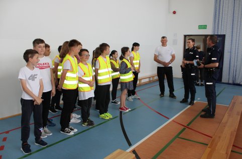 Spotkanie prewencyjne z przedstawicielami policji 