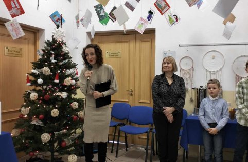 Wyróżnienie w konkursie na kartkę bożonarodzeniową