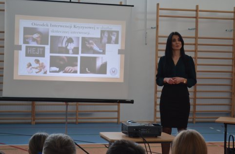 Pogadanka z przedstawicielem Ośrodka Interwencji Kryzysowej w Biłgoraju