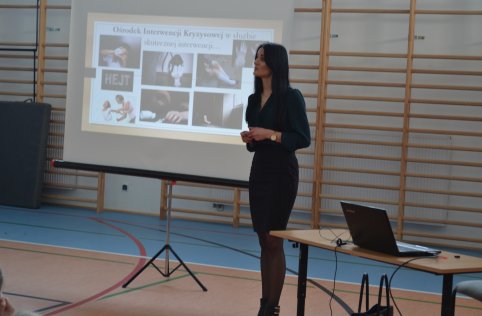 Pogadanka z przedstawicielem Ośrodka Interwencji Kryzysowej w Biłgoraju