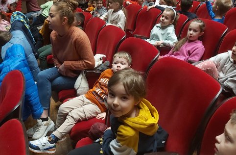 Przedszkolaki na wycieczce w Biłgoraju