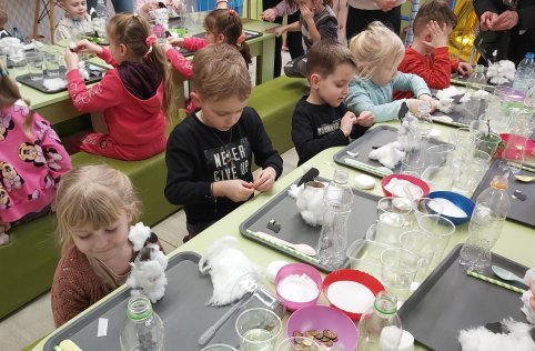 Przedszkolaki na wycieczce w Biłgoraju