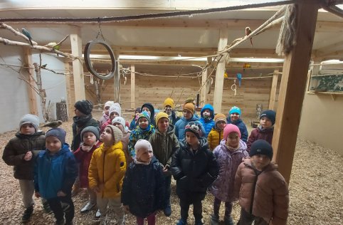 Przedszkolaki na wycieczce w Biłgoraju