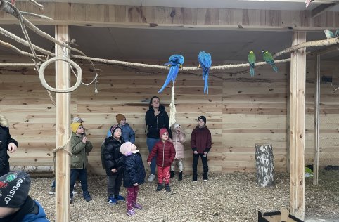 Przedszkolaki na wycieczce w Biłgoraju