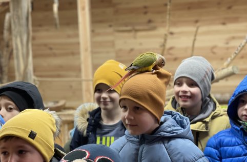 Przedszkolaki na wycieczce w Biłgoraju