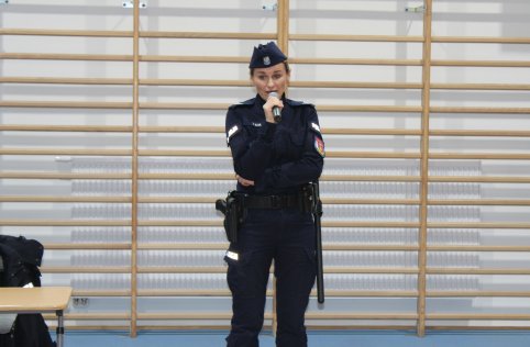 Spotkanie z policjantką w naszej szkole