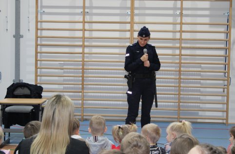 Spotkanie z policjantką w naszej szkole