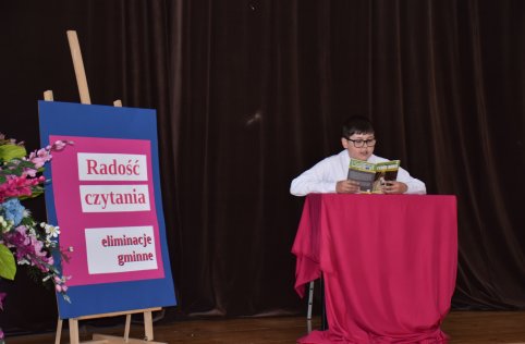 Radość czytania - eliminacje gminne