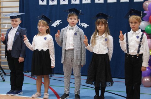 Pasowanie na ucznia klasy pierwszej