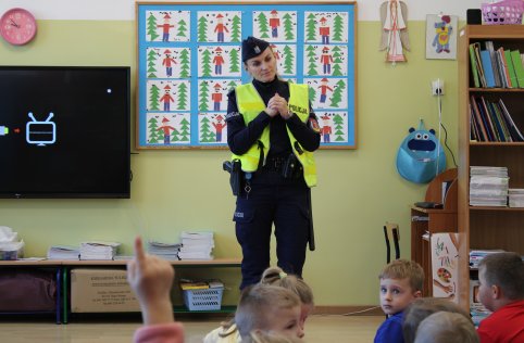 Pogadanka z przedstawicielem policji w naszej szkole
