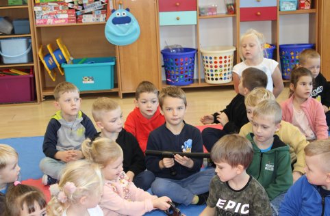 Pogadanka z przedstawicielem policji w naszej szkole