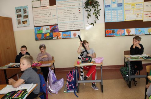 Pogadanka z przedstawicielem policji w naszej szkole