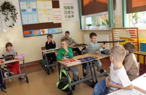 Pogadanka z przedstawicielem policji w naszej szkole