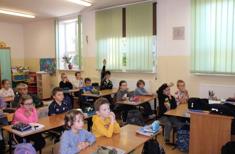 Pogadanka z przedstawicielem policji w naszej szkole