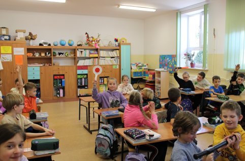 Pogadanka z przedstawicielem policji w naszej szkole