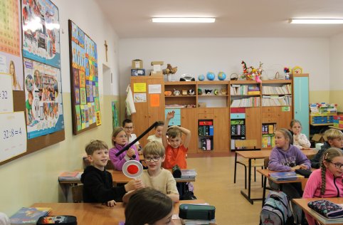 Pogadanka z przedstawicielem policji w naszej szkole