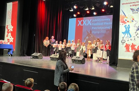 Sukcesy naszych uczniów w XXX Festiwalu Pieśni Patriotycznej i Legionowej w Biłgoraju