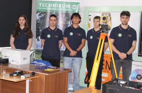 Spotkanie z uczniami Technikum w Zwierzyńcu
