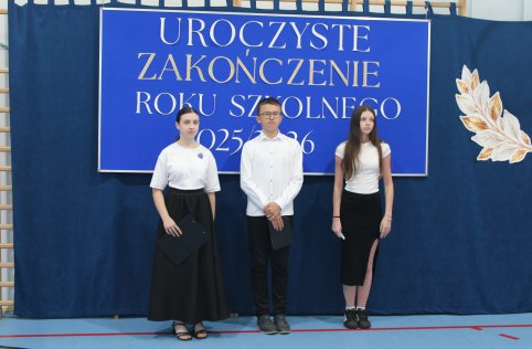 Uroczyste zakończenie roku szkolnego 2025-2026