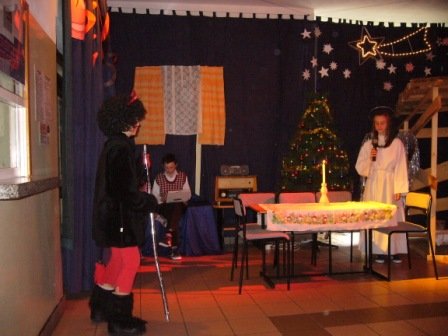 Jasełka i Wigilia w szkole 2010