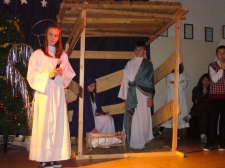 Jasełka i Wigilia w szkole 2010