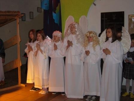 Jasełka i Wigilia w szkole 2010