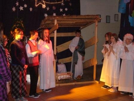 Jasełka i Wigilia w szkole 2010