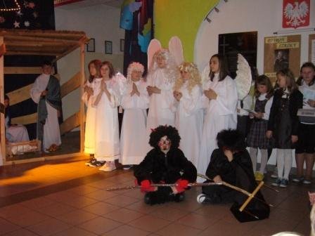 Jasełka i Wigilia w szkole 2010